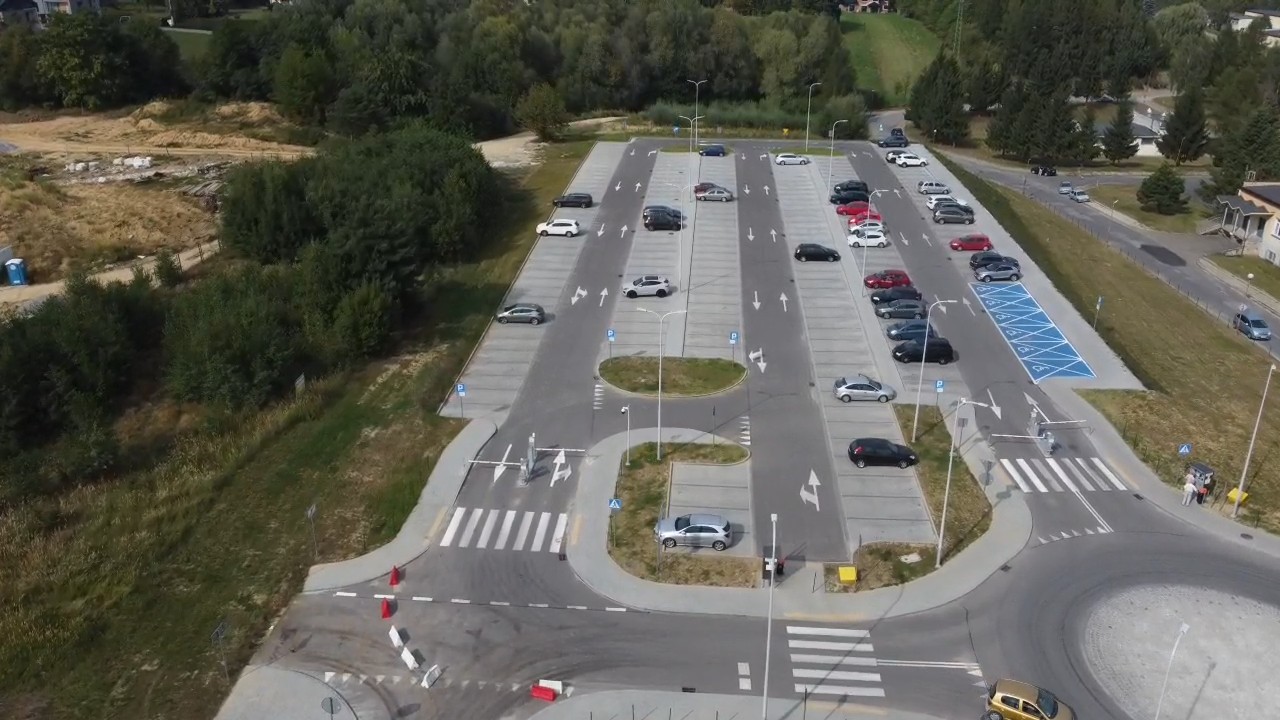 system parkingowy dla szpitala